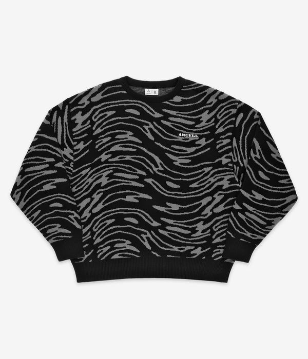 Anuell Majesty Organic Knit Sweater (black grey)