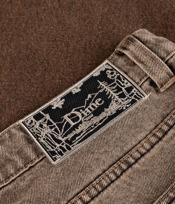 Dime Classic Baggy Denim Jeansy (dipped sandblasted brown)