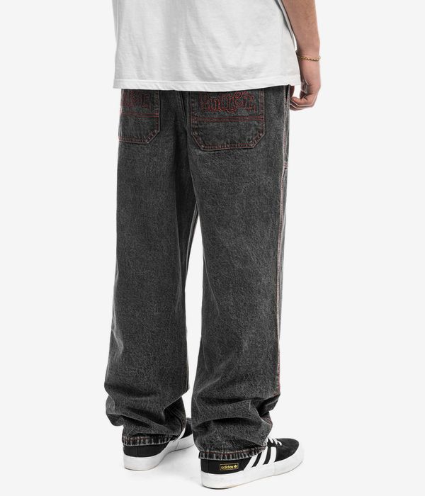 Butter Goods Breakdown Relaxed Denim Jeans (acid wash black)