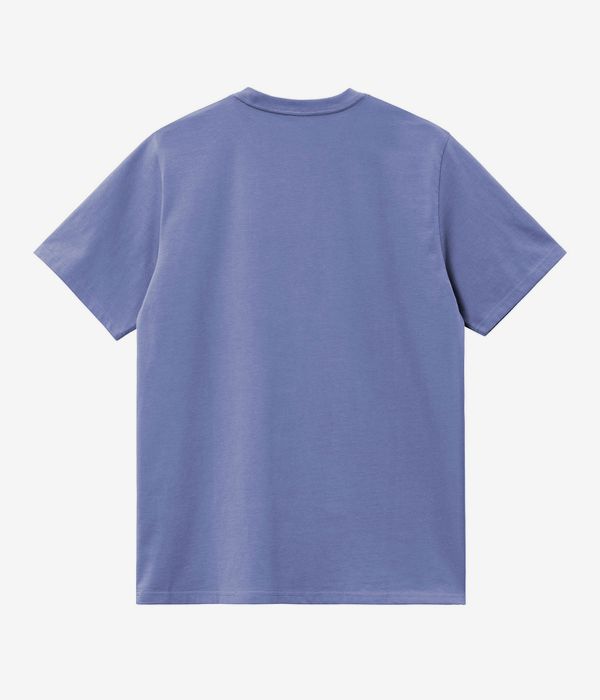 Carhartt WIP American Script Organic T-Shirt (blue iris)