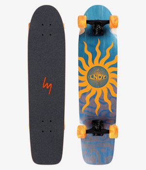 Landyachtz Rally Kitty Sun Jam 33" (83,8cm) Complete-Longboard (blue)