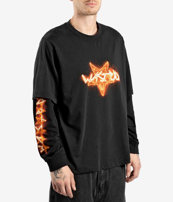 Wasted Paris Surt Longues Manches (faded black)