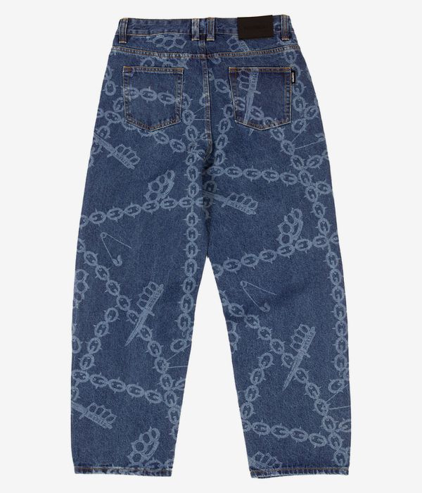 Wasted Paris Knuckles Casper Pantaloni (washed blue)