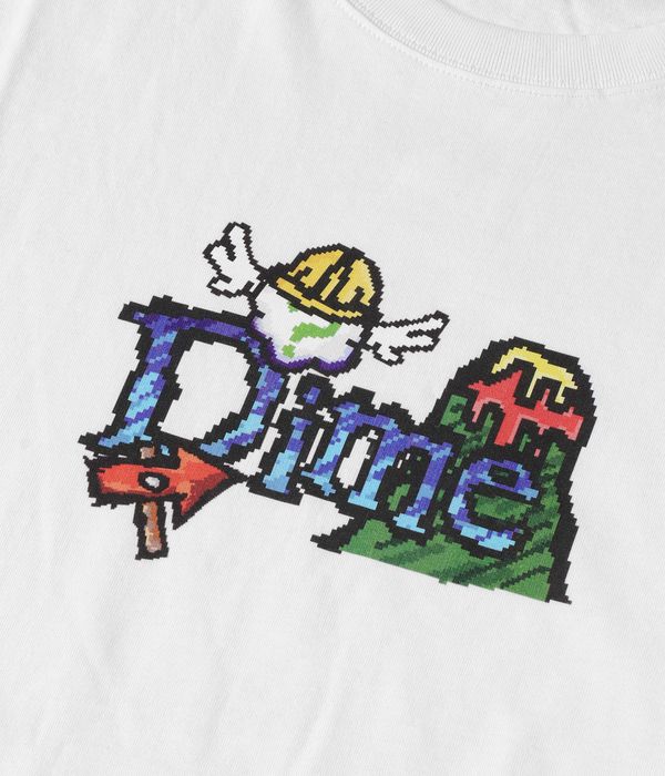 Dime Classic Fuzzy T-Shirt (white)
