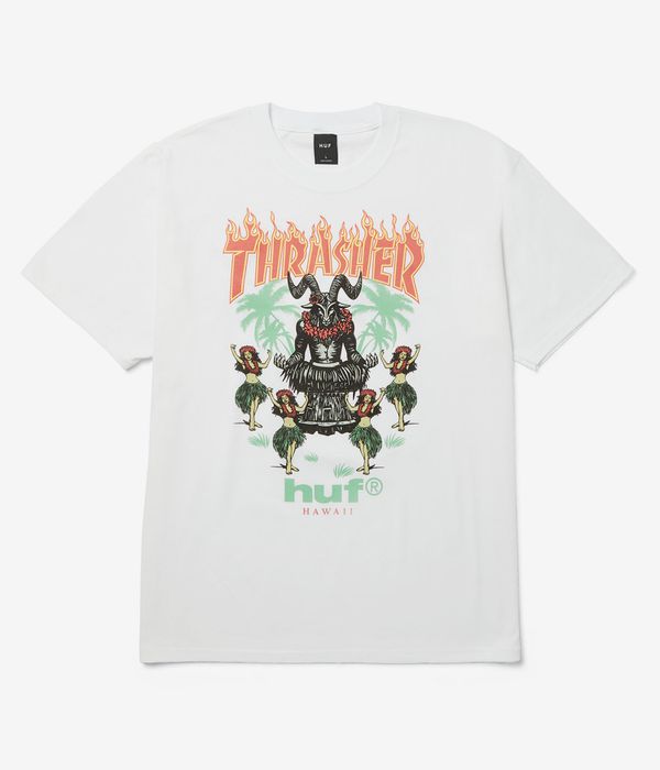 HUF x Thrasher Goat Luau T-Shirt (white)