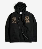 Skateboard Cafe Ethan Felpa Hoodie con zip (black)