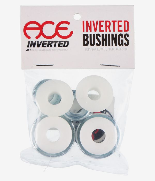 Ace Inverted Hard Lenkgummi (white) 94A 4er Pack