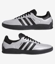 adidas Skateboarding Puig Samba Shoes (silver met core black core black)