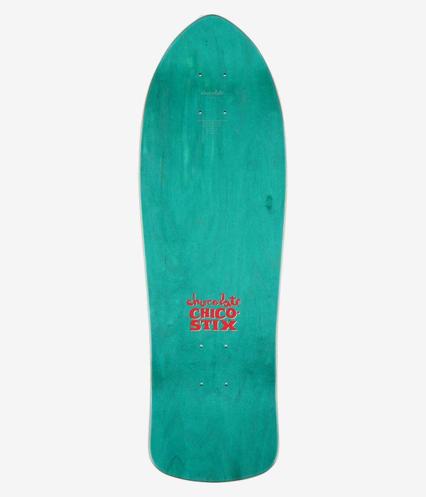Chocolate Brenes Nicaraguan Sunrise Shaped 9.75" Planche de skateboard (blue)