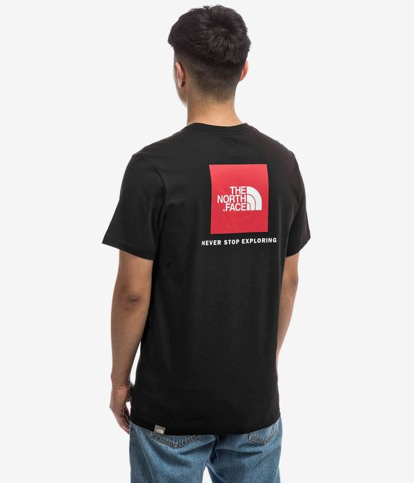 The North Face Box Logo T-Shirt for Men in Black