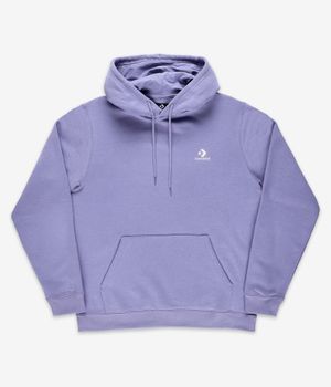 Converse Go To Embroidered Star Chevron Brushed Back Felpa Hoodie (slate lilac)