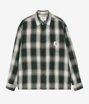 Carhartt WIP Harlin Plain Weave Shirt (kale green)