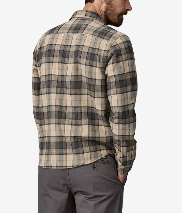 Patagonia Cotton In Conversion LW Fjord Flannel Camicia (spotter forge grey)