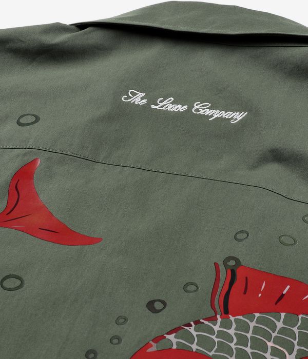 The Loose Company Fish Shirt (green red)