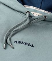 Anuell Tenor Organic Hoodie (pale teal navy contrast)