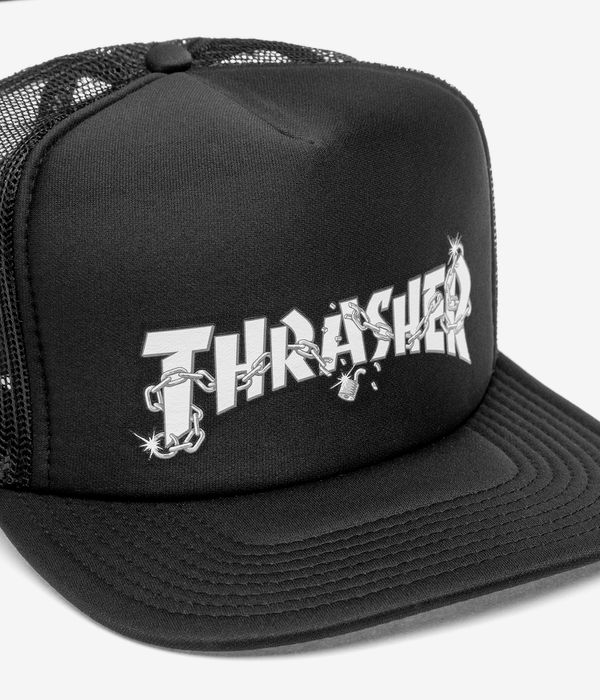 Thrasher Chains Trucker Cap (black)