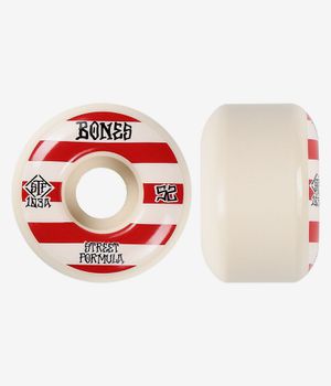 Bones STF V4 Series VI Roues (white red) 52mm 103A 4 Pack