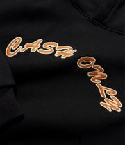 Cash Only Felt Applique Logo Hoodie (black)