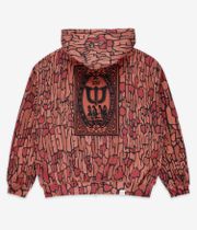Evisen Dokuro Camo Felpa Hoodie con zip (orange)