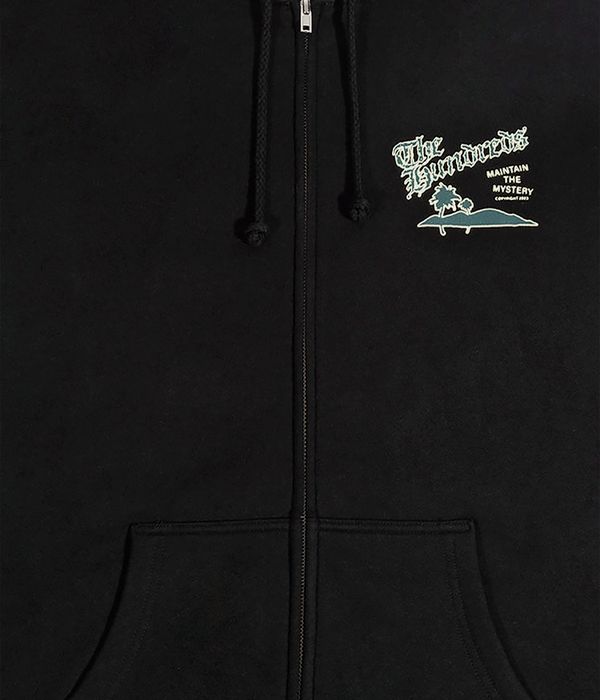 The Hundreds Skull Mountain Zip-Hoodie (black)