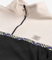 Iriedaily Monte Noe Troyer 1/2-Zip Felpa (black white)