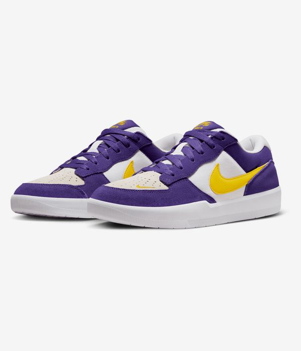 Nike SB Force 58 Shoes (court purple amarillo white)