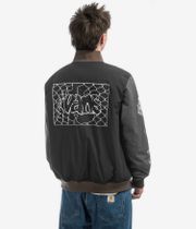 Vans Crazy Eddy Baseball Jacke (black asphalt)