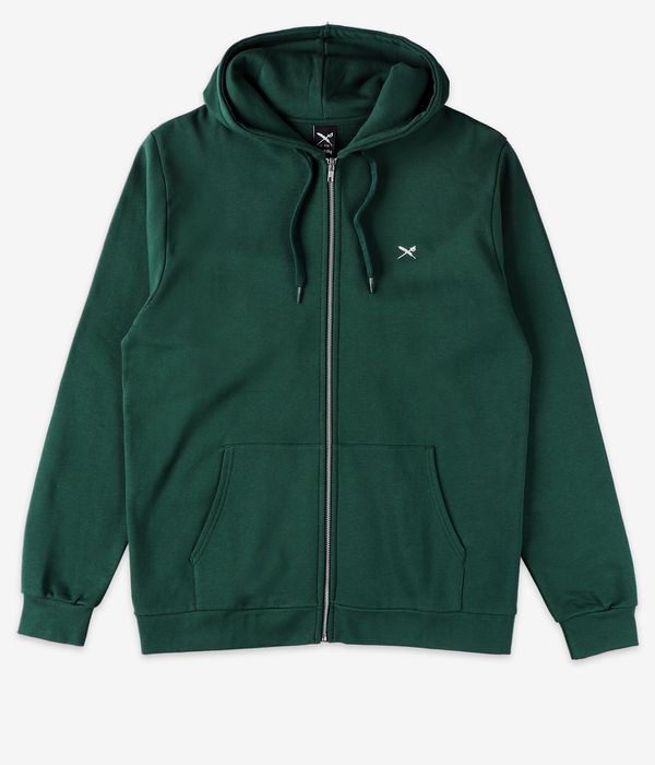 Iriedaily Mini Flag 2 Zip-Hoodie (bottle green)