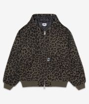 Obey Studded Jacke (dark leopard)
