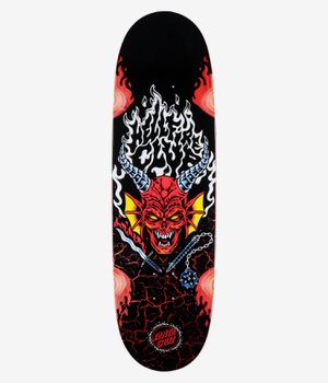 Santa Cruz x Stranger Things Hellfire Club Flames 9" Skateboard Deck (multi)