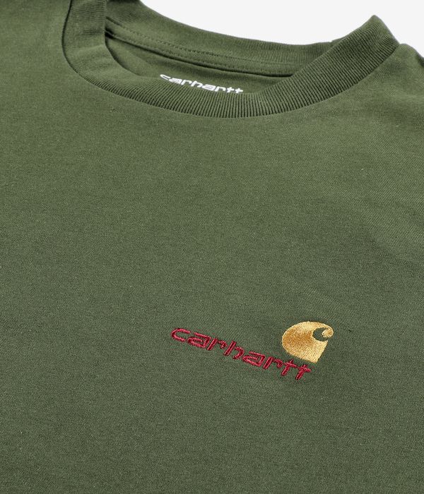 Carhartt WIP American Script Organic T-Shirt (tarragon)