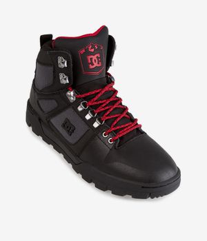 DC Pure High Top WR Boot Chaussure (black grey red)