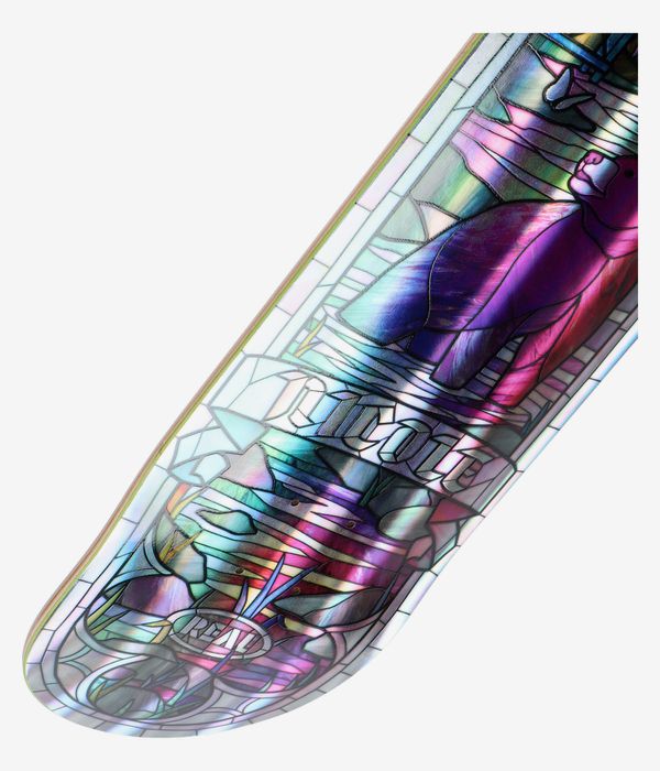 Real Nicole Cathedral 8.38" Skateboard Deck (rainbow holographic)