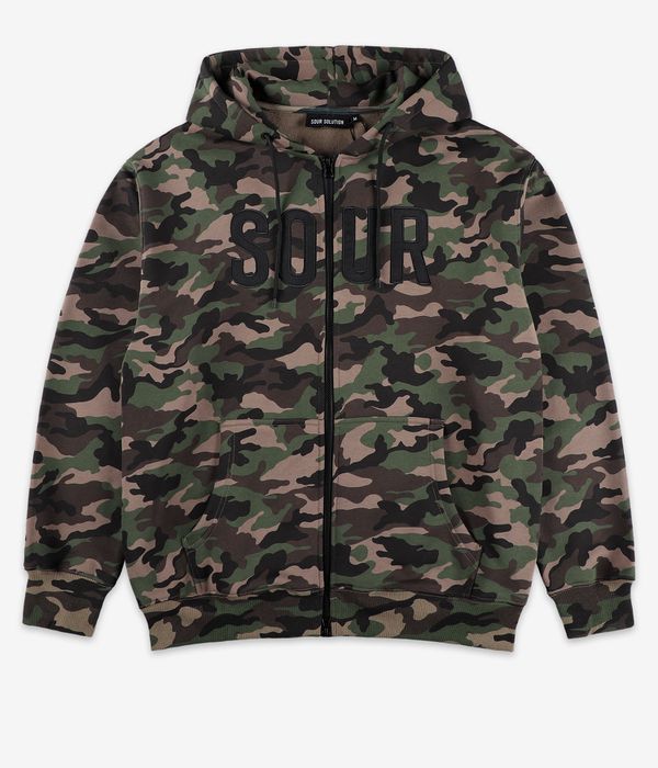 SOUR SOLUTION Army Zip-Hoodie (camo)