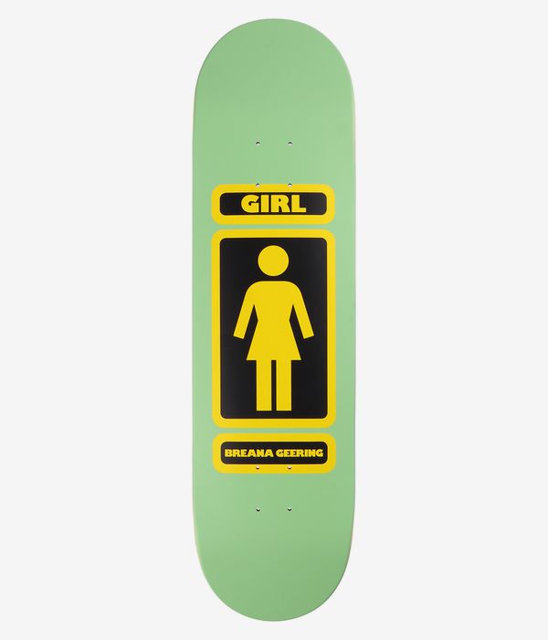 Girl Geering 93 Til 8.375" Tabla de skate (turqoise yellow)