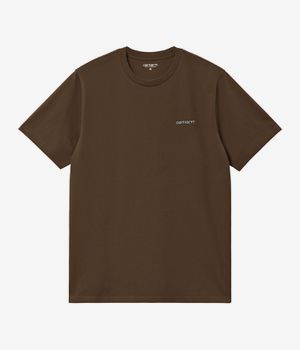 Carhartt WIP Script Embroidery T-Shirt (liberica air sky)