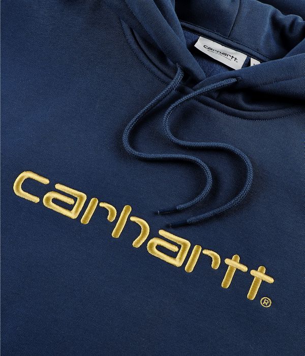 Carhartt WIP Basic sweat à capuche (ink air yellow)