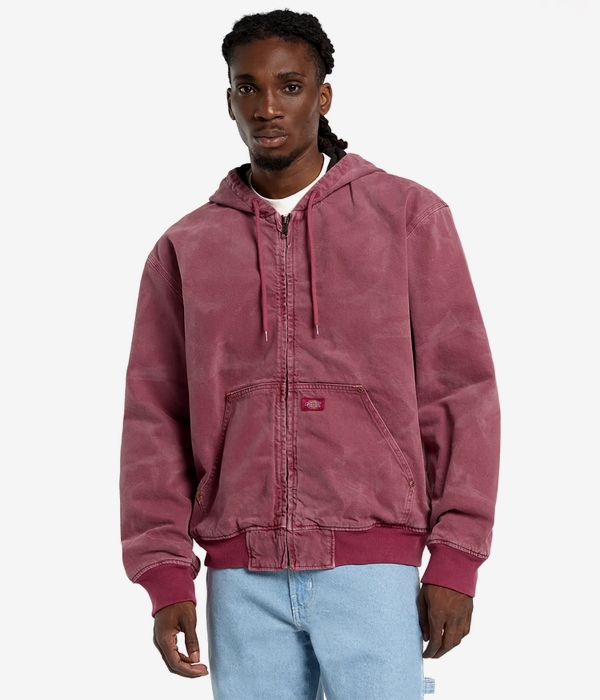 Dickies Lined Denim Jacket (garnet)