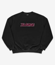 XLarge x Crenshaw Skate Club Chenille Standard Logo Sweatshirt (black)