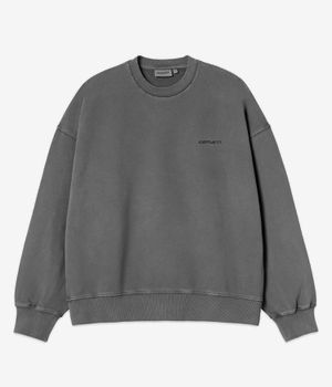 Carhartt WIP Benton Sweater (graphite garment dyed)