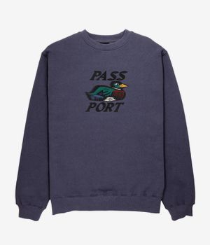 Passport Fast Duck Sweatshirt (dusty blue)