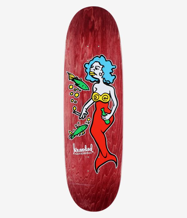 Krooked Gonz Mermaid Degg 9.1" Skateboard Deck (multi)