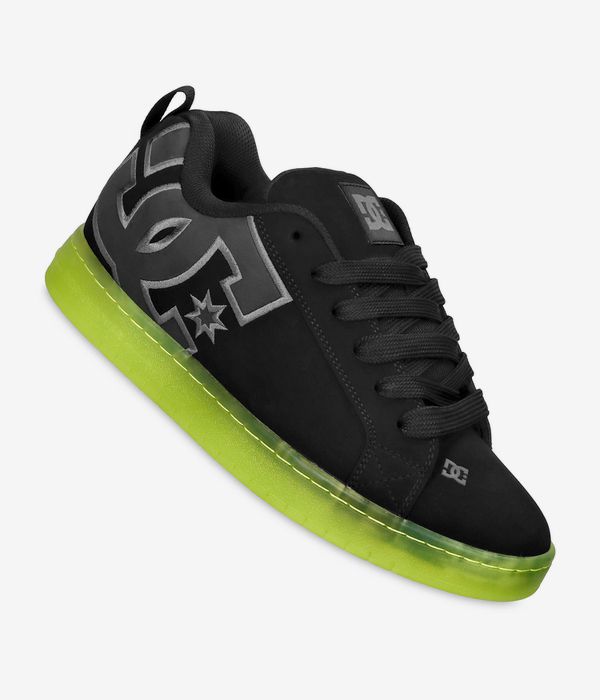DC Court Graffik Schuh (black lime)