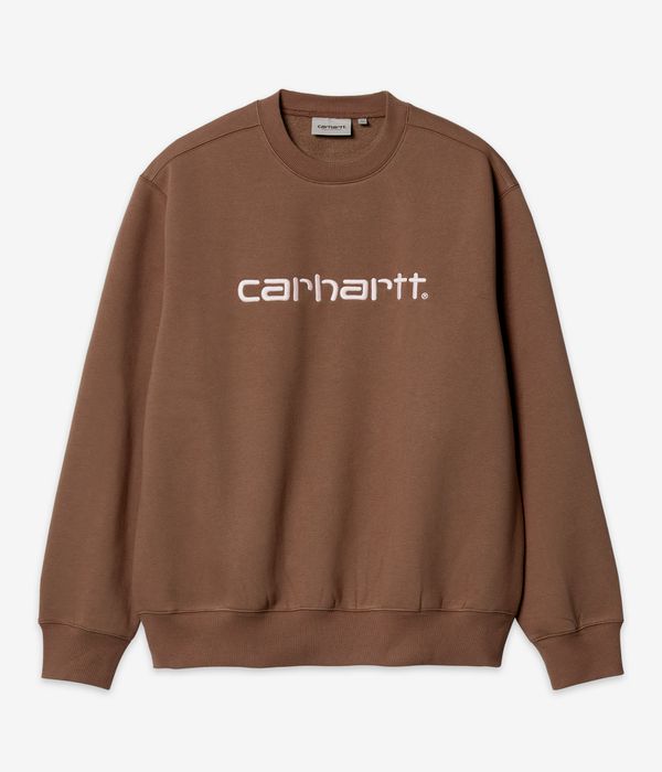 Floreren ik ga akkoord met Sociaal Koop Carhartt WIP Basic Sweater (tamarind white) online | skatedeluxe