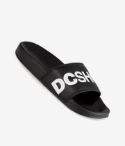 DC Slide Chanclas (black white)