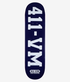 411 Athletic 8.25" Skateboard Deck (navy)
