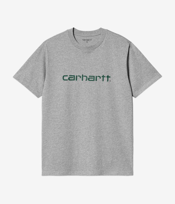 Carhartt WIP Script Camiseta (grey heather chervil)