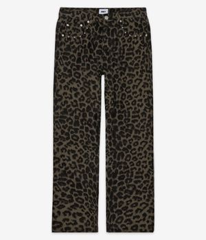 Obey Studded Boxcar Jeans (dark leopard)