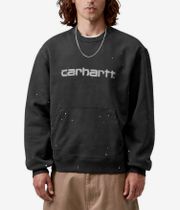 Carhartt WIP Painter Sweatshirt (black destroy wash splatter)