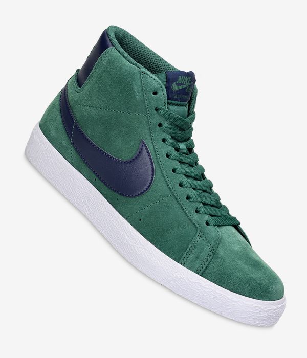 Nike SB Zoom Blazer Mid Shoes (noble green midnight navy)